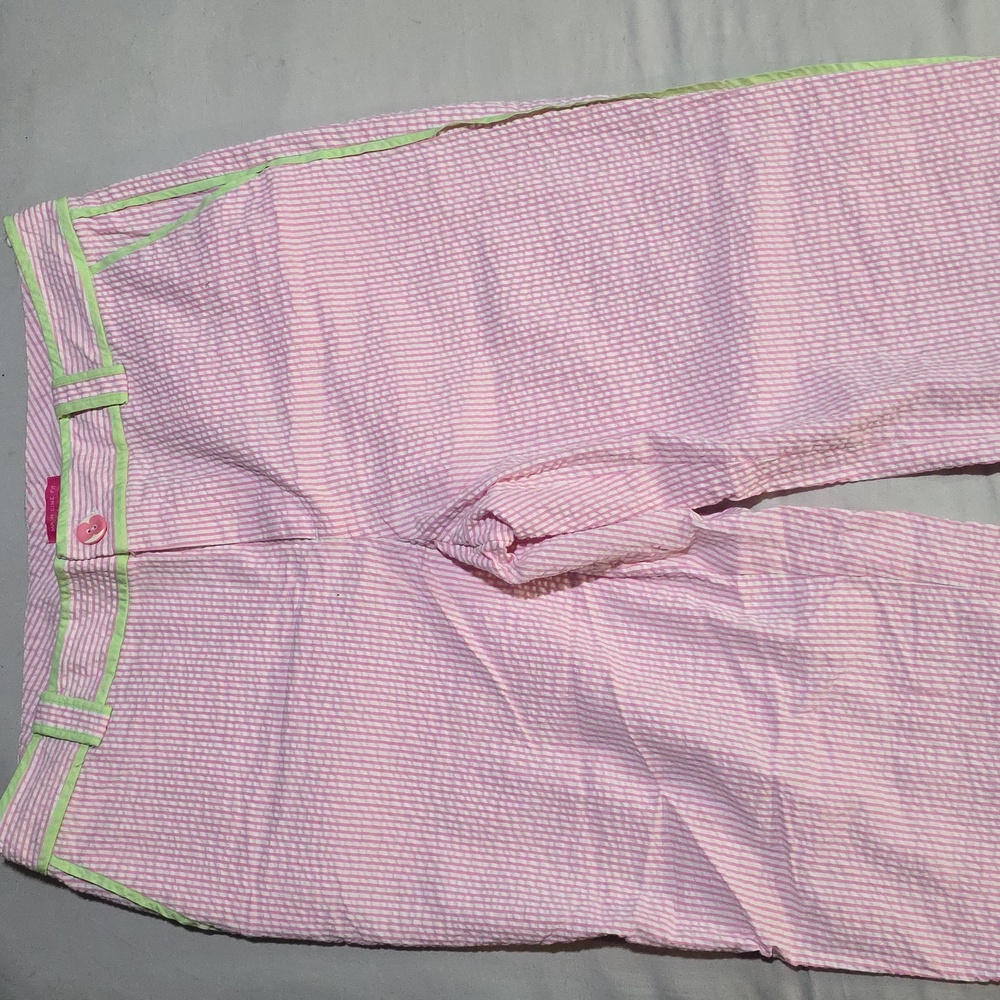 Lilly Pulitzer Pink and Green Pants